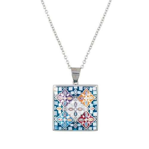 Колье Fiore Luna ENAMEL MIX, BP03194-2 M/S фото 3